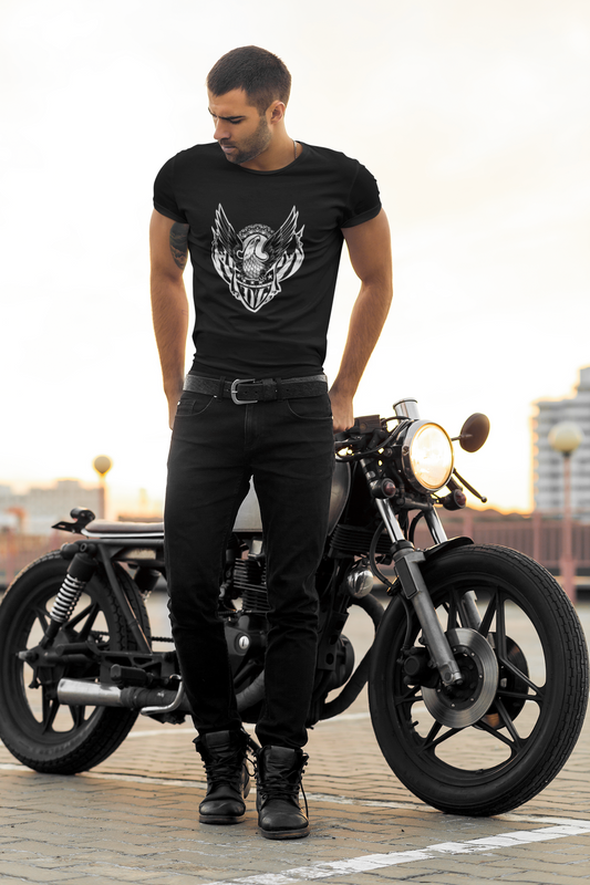 Winged Skull Emblem – Unisex T-Shirt